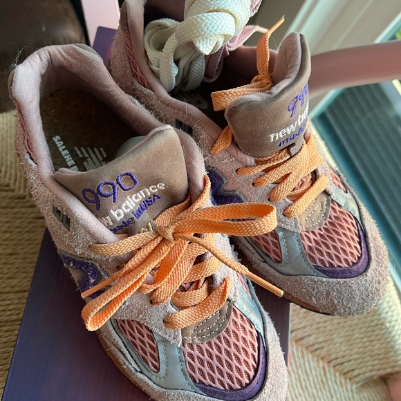 Salehe Bembury x New Balance Sand Be The Time MADE in USA 990v2 × 1 - Picture 3 of 4